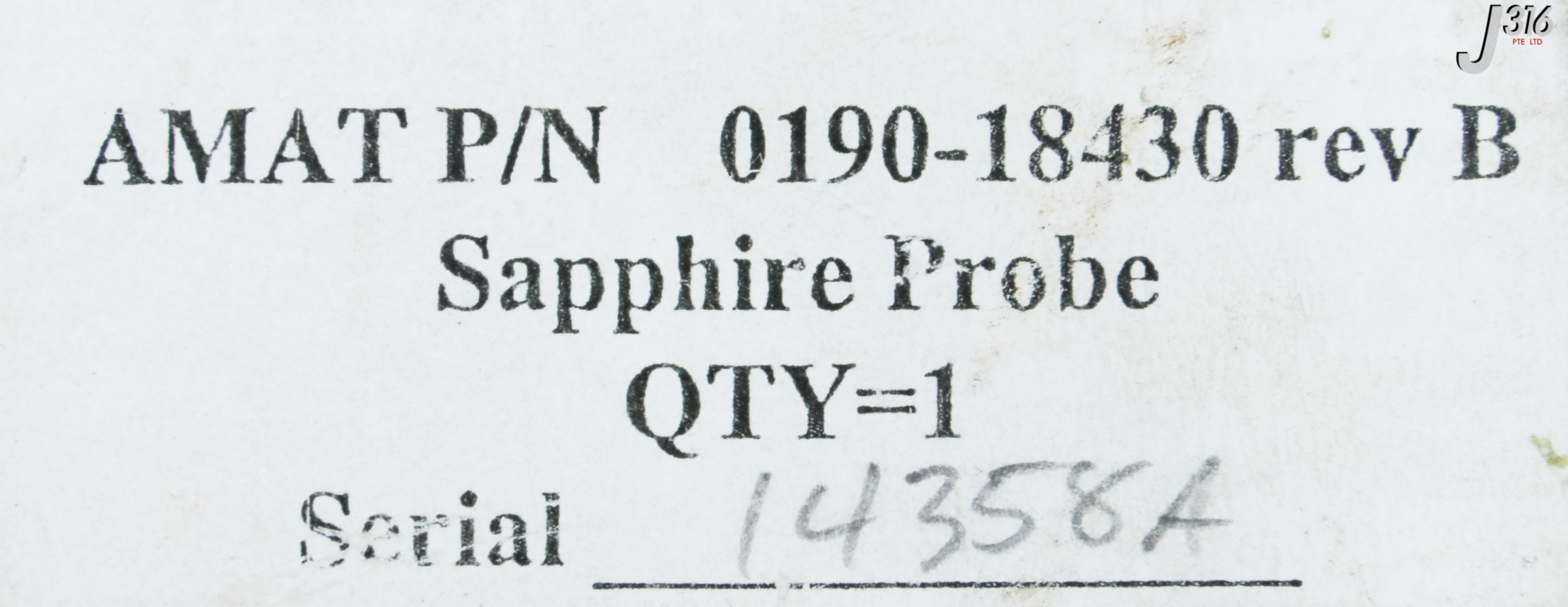 32288 APPLIED MATERIALS PROBE MOUNT ASSY SAPHIRE- PROBE FOR WAFER